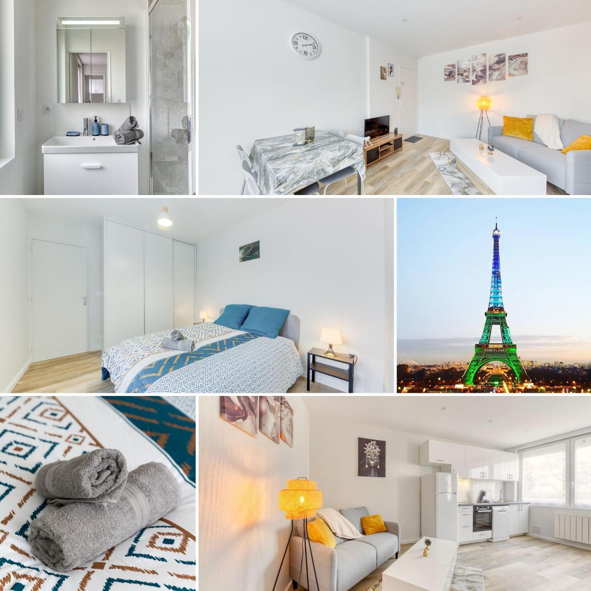Cozy Appart 5 A 3' De La Gare - Cozy Houses Palaiseau Esterno foto