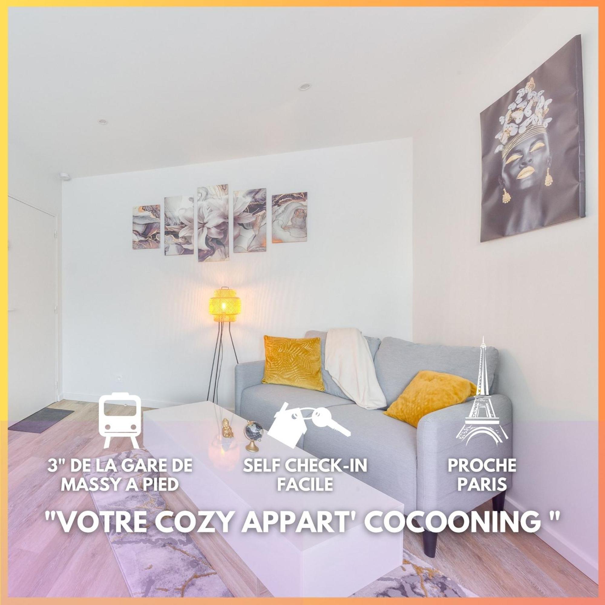Cozy Appart 5 A 3' De La Gare - Cozy Houses Palaiseau Esterno foto